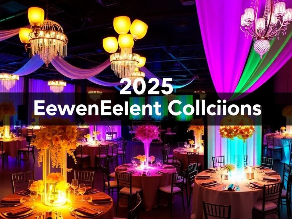 Decoratiuni moderne pentru evenimente in 2025.